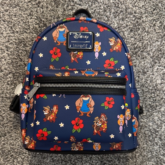 Loungefly Handbags - BNWT Loungefly Rescue Rangers Floral Backpack
